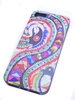 силиконовый чехол New Fashion Case для iphone 5/5S (цветные узоры)