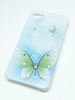 Задняя накладка для iPhone 4/4S со стразами Swarovski (бабочки)
