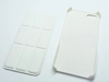 Задняя накладка для iPhone 5/5S с магнитной крышкой кожзам белый