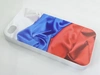 Задняя накладка для iPhone 4/4S в техпаке (с рисунком Флаг России)