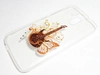 силиконовый чехол Younicou для HTC Desire 626G Dual Sim со стразами &quot;Гитара коричневая&quot;