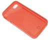 силиконовый чехол для Apple iPhone 4/4S, футляр (перед+зад) красный