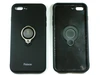 силиконовый чехол Faison для iPhone 7/8 Plus, Ring, пластик, на магните, с держателем, чёрный