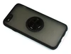 силиконовый чехол Faison для iPhone 6/6S, Ring Series 2, магнит, с держателем, чёрный