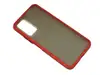 Задняя накладка для Samsung SM-M315F Galaxy M31, Skin Feeling, силикон/пластик, красная рамка