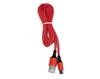 USB датакабель Type-C, MRM R50 (2.4 A/ 1.2 m) круглый, резиновый, красный