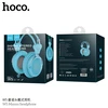 Стерео-наушники Hoco W5, Manno, полноразмерные с микрофоном (1.2 m), синие