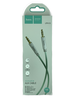 Аудио-кабель Jack 3.5 mm - Jack 3.5 mm, AUX, Hoco UPA19, (1.0 m), зелёный