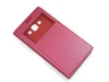 Чехол-книжка Samsung SM-A500F Galaxy A5, Book, на магните с окном, красный &quot;Flip Cover&quot; в техпаке