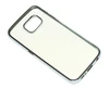 силиконовый чехол Jekod/KissWill для Samsung G925F Galaxy S6 Edge Electroplate прозрачно-серебряный