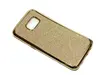 силиконовый чехол для Samsung G935F Galaxy S7 Edge блестящий, золотой