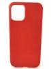 Cиликон матовый /тех.пак/ для iPhone 12 mini (5.4&quot;) 2020 красный