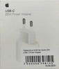 Сетевое зарядное устройство Type-C Apple 20W Power Adapter Original белое в упаковке
