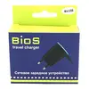 Сетевое зарядное устройство BIOS V3 mini USB (EU) (black)