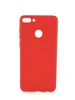 Cиликон матовый /тех.пак/ для Huawei Y9 (2018) красный