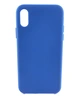 Silicon Case чехол накладка для IPhone X/XS цвет:№03 (Королевский Синий)