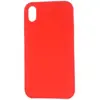 Silicon case (без логотипа) для iPhone XR цвет:№14 красный