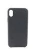 Silicon case (без логотипа) для iPhone XR цвет:№15 темно серый