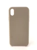 Silicon case (без логотипа) для iPhone XR цвет:№23 графитовый-серый