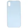 Silicon case (без логотипа) для iPhone XR цвет:№43 светло-голубой