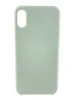 Silicon Case чехол накладка для IPhone X/XS цвет:№23 (Светло ментоловый)