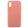 Silicon Case чехол накладка для IPhone X/XS цвет (Розовый)