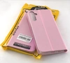 Чехол-книга MESH LEATHER MIX для Samsung A14 (4G) 2023 розовый
