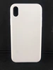 Silicon case (без логотипа) для iPhone XR цвет:№09 белый
