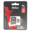 Карта памяти MicroSD  128GB  Netac  P500  Extreme Pro Class 10 UHS-I A1 V30 (100 Mb/s) + SD адаптер