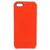 Silicon Case чехол накладка для iPhone 5G цвет:№13 (Оранжевый)