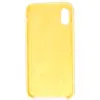 Silicon Case чехол накладка для IPhone X/XS цвет:№51 (Ярко Жёлтый)