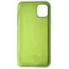 Silicon case_ низ закрыт_для iPhone 11 (6.1&quot;) (# 1 mint green) мятно-зелёный
