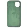 Silicon case_ низ закрыт_для iPhone 11 (6.1&quot;) (#64 army green) тёмно-зелёный