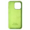 Silicon case_ низ закрыт_для iPhone 13 PRO (2021) (# 1 mint green) мятно-зелёный