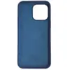 Silicon case_ низ закрыт_для iPhone 15 PRO MAX (2023) №20 темно-синий