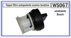 Фильтр сливного насоса (помпы) для стиральной машины Bosch (Бош) - WS067 (Фильтр насоса, корпус фильтра для стиральной машины)