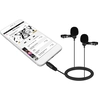 Boya BY-LM400 Двойной петличный микрофон для Apple Iphone, Ipad и смартфона Android, 4метра