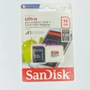 Карта памяти MicroSDXC 16GB Class 10 SanDisk UHS-I + SD адаптер