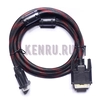 Кабель-переходник DVI (24+5) to VGA_M/M 1,5м Telecom ( TA680F-1.5M) Черно-красный