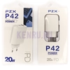 PZX P42 20W Блок питания Type-C и USB Белый