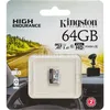 Карта памяти microSDXC UHS-I U1 Kingston High Endurance 64 ГБ, 95 МБ/с, Class 10, SDCE/64GB, 1 шт., без адаптера