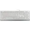 Клавиатура A4TECH Fstyler FK10, USB, белый серый [fk10 white]