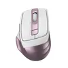 Мышь A4TECH Fstyler FG35, оптическая, беспроводная, USB, розовый и белый [fg35 pink]