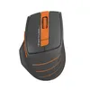 Мышь A4TECH Fstyler FG30S, оптическая, беспроводная, USB, серый и оранжевый [fg30s orange]