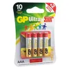 AAA Батарейка GP Ultra Alkaline 24AUGLNEW LR03, 4 шт.