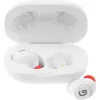 Наушники Groher EarPods i50, Bluetooth, внутриканальные, белый/красный