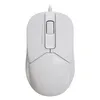 Мышь A4TECH Fstyler FM12, оптическая, проводная, USB, белый [fm12 white]