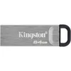 Флешка USB Kingston DataTraveler Kyson 64ГБ, USB3.2, серебристый и черный [dtkn/64gb]