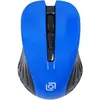 Мышь Oklick 545MW, оптическая, беспроводная, USB, черный и синий [368630]