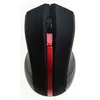 Мышь Oklick 615MW, оптическая, беспроводная, USB, черный и красный [412861]